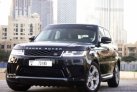 zwart Landrover Range Rover Sport SE 2019 for rent in Dubai 7